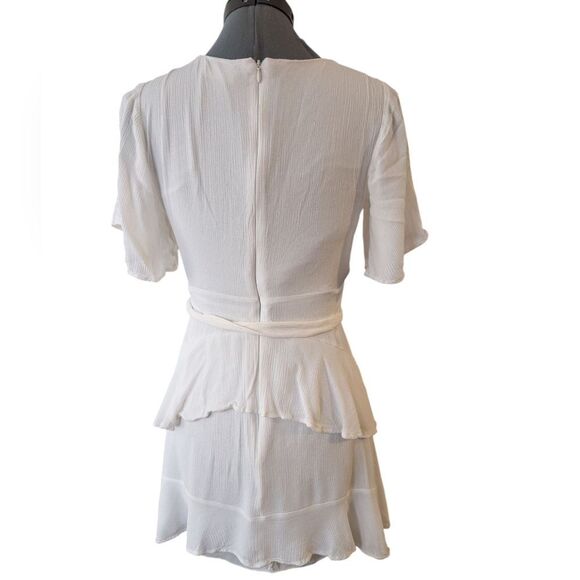 Altar'd State White Ruffle Flowy Summer Dress Size XS - Picture 4 of 7